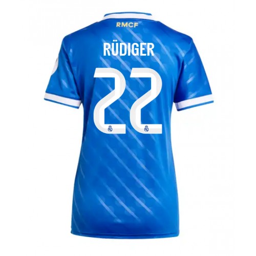 Real Madrid Antonio Rudiger #22 Fußballbekleidung 3rd trikot Damen 2025-26 Kurzarm